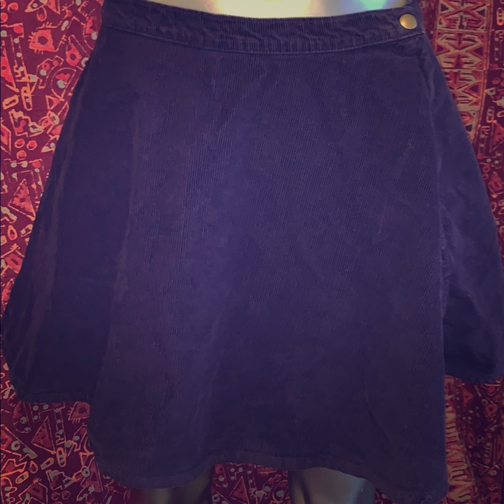 American Apparel *Royal Purple* Corduroy Skirt